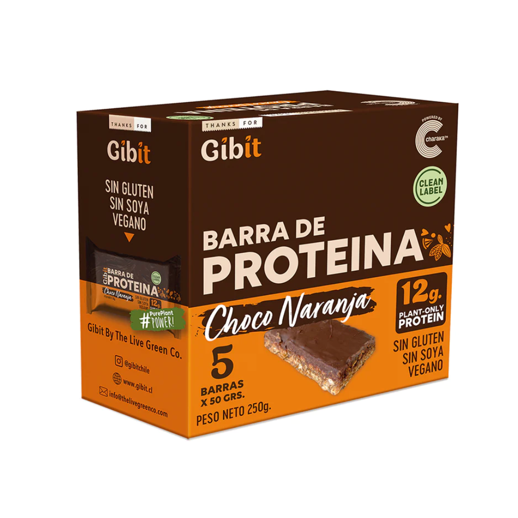 Barra Proteica Choco Naranja 45 g - 5 unidades