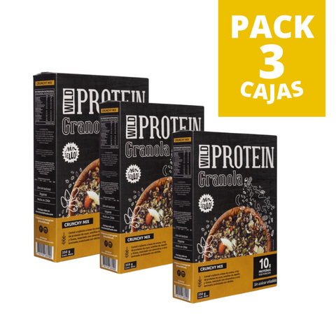 Pack Wild Protein Granola Crunchy Mix 300gr