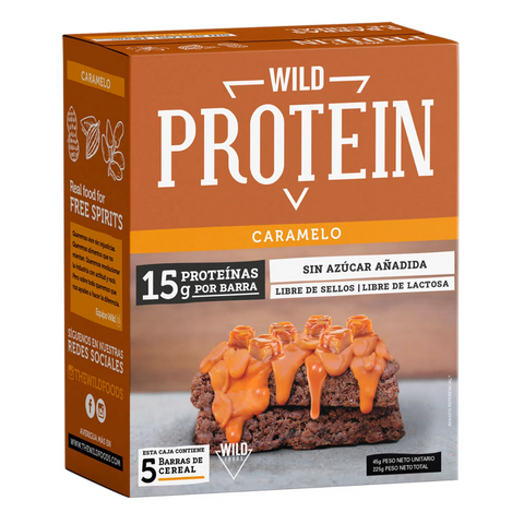 Wild Protein Caramelo 5 unidades